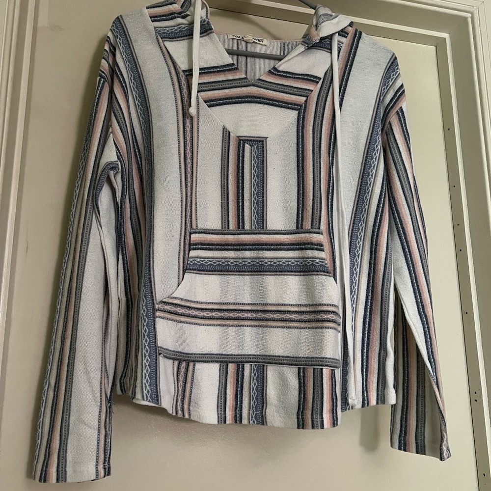 striped long sleeve with hood